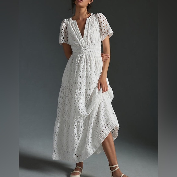 Anthropologie Dresses & Skirts - Anthropologie The Somerset Maxi Dress: Eyelet Edition